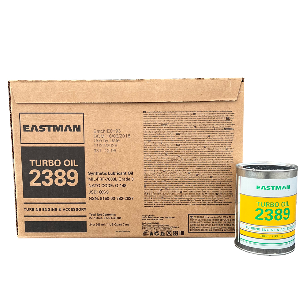 Eastman Turbo Oil 2389 Case of 24 US Quarts